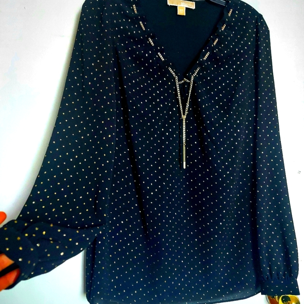 💥 Sold💥Final sale🎈Michale Kors _gold button blouse_ S